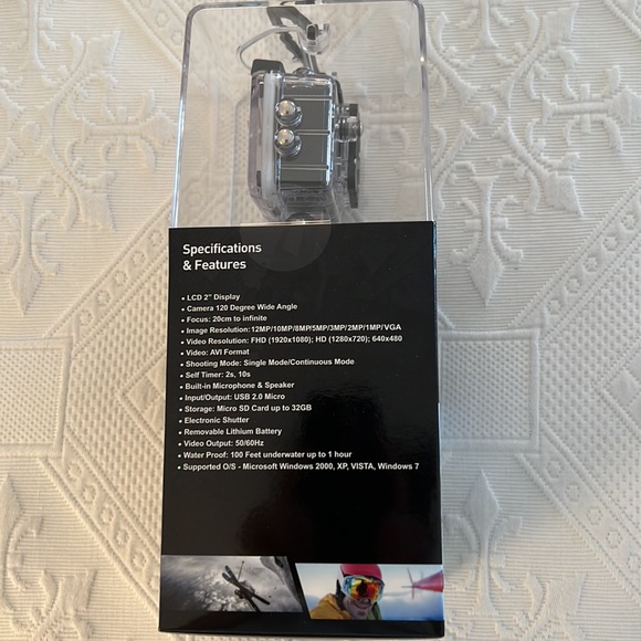 itek 1080P ULTRA HD ACTION PRO SPORTS CAMERA, WATERPROOF—BRAND NEW - Picture 4 of 6